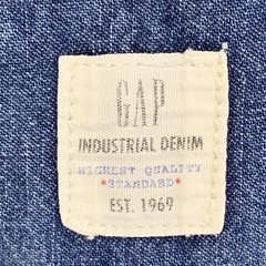 Vintage 2002 Women Size Medium Blue Denim Overall # RN 54023 Silver Buckle Pre O