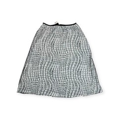 VTG 1990s Y2K MOD ABSTRACT OP ART RUFFLE SKIRT WHIMSICAL GRUNGE CYBER GOTH RAVE