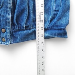 Dawn Import Vintage 80s Denim Distressed Snap Jacket Women’s M