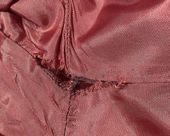 MJ Seattle Sz XS-S Open Front Short Jacket Lined Mohair Boucle Mauve Vintage