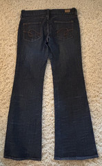 Vtg Y2K See Thru Soul Low Rise Bootcut Flare Jeans 30/32 Low Rise