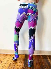 EMILIO PUCCI 1960’s * Psychedelic * Kaleidoscope * Print Stocking Leggings