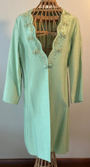 Gorgeous 1960s mint green Alfred Werber lined dress jacket – vintage