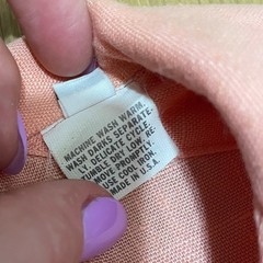 VTG Bayard Sport Women’s 12 Salmon Pink Pintuck Button Front Belted Shirt Dress
