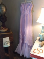 Vintage Eve Of Milady Lavender Formal Evening Gown Wedding Prom Bridesmaid Fairy