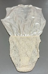 Vintage NWT Talbots Intimates Ivory Bodysuit Lingerie Lace Classic Bridal USA