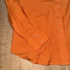 NOS Vtg Urban Cowgirl Rose Shirt Womens Western Rockabilly 70s Burnt Orange 7 8