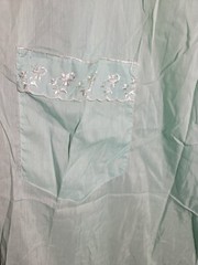 Vintage Charmode Nightgown Size 40-42 Long with Short Sleeves Mint