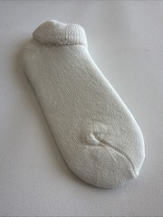 VTG Women’s Socks Low Cut Acrylic 9-11 White Ankle USA Super Soft Irregular 80s.