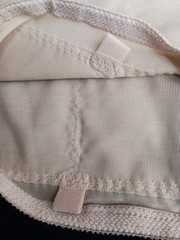 Vintage Slim Down Girdle Body Shaper NOS 1970s Beige Nude 9695 Sz 34 Garter Hook