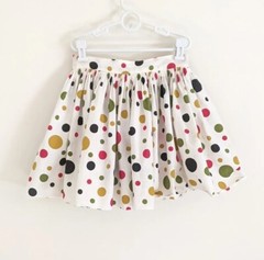 Vintage 1950s Polka Dot Skirt Bloomers 26″ Waist Juniors Teen Playsuit Bottoms