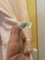 VINTAGE Shadow Line Pink Satin Bed Jacket M