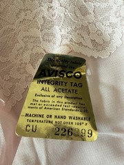 Vintage 1950/60s Ladies Baby Pink Avisco All Acetate Underwear Size 6 NOS Lace