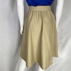 Vintage “Toni Todd” 60s 70s MOD color block knee length dress size 8 blue khaki