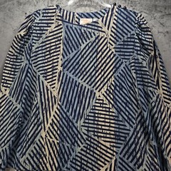 Vintage Lady Carol Secretary Skirt Top Set Women 16 Blue Gray Office CareerWear