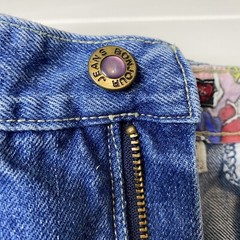 Vintage Bon Jour High Waisted Pleated Blue Jeans Size 14 (27X26)