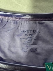 Soft & Silky Vanity Fair Illumination 9/2XL Granny Panty Brief Amethyst