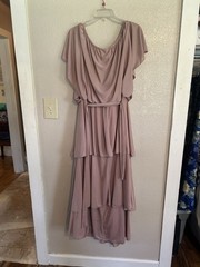 Vintage Dresses Lot Of 3 Pink Beige Party Dresses Small Medium 1970s 1980s AS IS