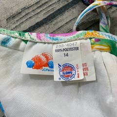 70s Vtg JC Penney Bikini Swim Top Size 14 (Fits XS/S) Hippie Boho Floral