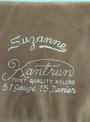 Vintage Suzanne Seamed Mesh Stockings 32 Inches Long