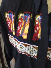 NWT Cedars beaded blouse vintage L