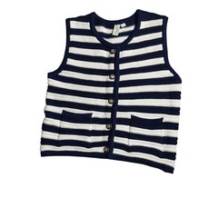 JOIE Old Money Sleeveless Cardigan vest Size Medium