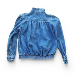 Dawn Import Vintage 80s Denim Distressed Snap Jacket Women’s M
