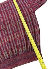 VTG 80s 90s Blake by Devon Sweater Womens S-M Brown Short Sleeve Grunge Boho