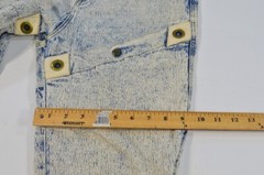 VTG 80s 90s Stone Acid Light Blue Wash Prima Classe Made Israel 34 Womens Jeans