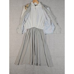 Vintage Special Thyme Ltd 2-in-1 Dress w/ Attached Floral Vest Size 18W Made USA