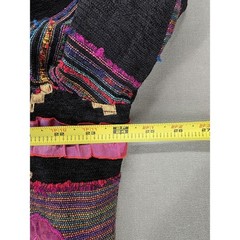 NWT Vintage Colorful Embroidered Folk Art Jacket Boho Statement Plus Size 3XL