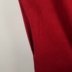 Vtg Patty O’Neil High Collar Asian Inspired Maxi Arnel Sueded Red XS Size 0 2