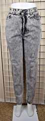 Vintage Jeans Made In The Shade Size W28 80s Black Acid Wash Made USA