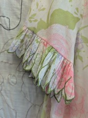 Vintage M Komar Nighgown & Robe Floral Cottage Coquette Shabby Chic Granny Core