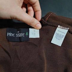 Vintage brown v neck sweater vest.