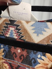 Roper Vintage Women’s Aztec Sunflower 100% Rayon USA Made V-neck Button Up