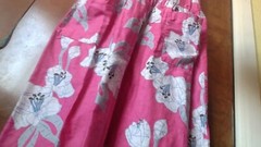 Beautiful Vtg Hawaiian Dress! HRH Kahala XS Pink Flwrs 2-pckt Sleeveless BttnUp