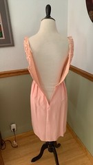 Vintage 60s pink handmade Fit And Flare Barbie sleeveless dress XS