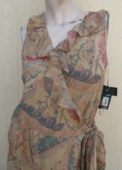 Vintage Lauren Ralph Lauren Ruffles Wrap Dress Size 4