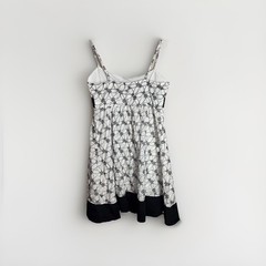 Vintage My Michelle Spaghetti Strap Dress Floral Embroidery Size 9