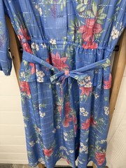 VTG 70’s Size 18.5 Dress Cottagecore Floral Modest, Full Coverage Long Sleeve