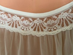 Vtg. Intime Peignoir Nightgown & Robe Set 4 layers Chiffon Fairycore Romantic M