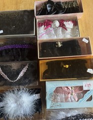 Lot of 18 Vintage Bridal Wedding Garters- New In Package Assorted Colors