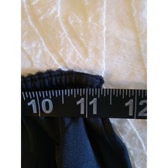 Bali 4030 Half Slip Nylon Lace Hem Split Side 22.5″ Waist 22.5″ Length Black