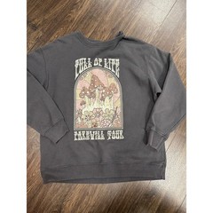 Hollister Retro Mushroom “Full of Life” Farewell Tour Graphic Sweatshirt – Small