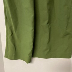 Vintage Handmade Maxi Dress 34″ Bust Green 1970s Column Style Long Sleeve