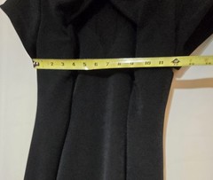 VTG 90s Night Way Collections Black Maxi Slit Dress, U.S.A. TRAD Goth, Y2K