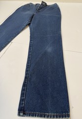 Women’s Vintage 70s Dark Blue 28×31 Curvy Fit 100% Cotton Wrangler Jeans