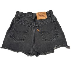 Vtg 90s Levis 912 Jean Shorts Women 7 Cut Off Slim Fit Orange Tab Y2K High Rise