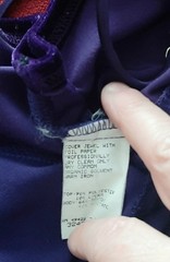 VTG Gunne Sax Jessica McClintock Purple Satin/Velvet Sheath Dress Sz 11/12